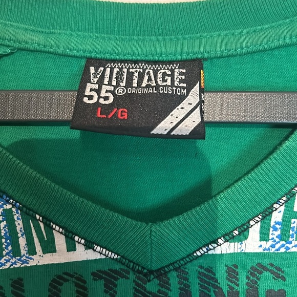 Green Graphic Men's Shirt - Picture 2 of 3